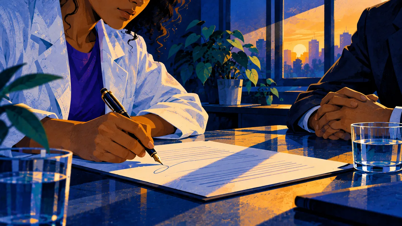 Ilustração do artigo: term sheet