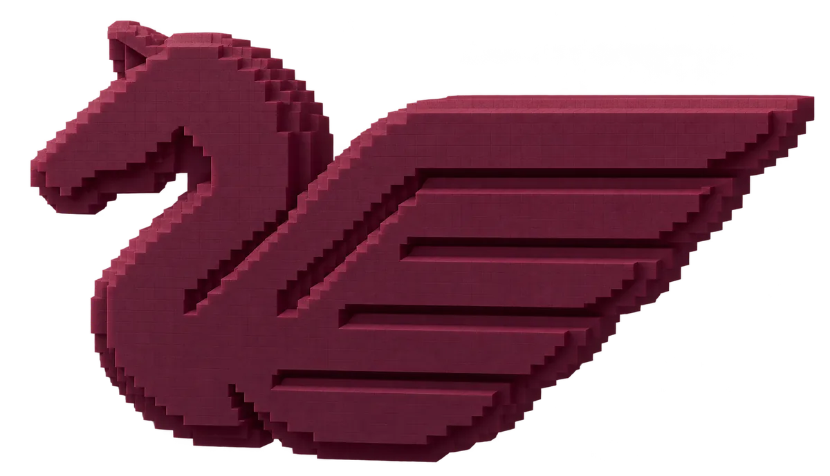 Símbolo voxel da Pegaso para o projeto de sistemas distribuídos LaPeSD